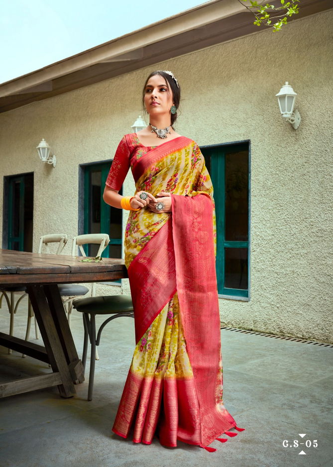 Gowri Silk By Shreyans Printed Sarees Catalog